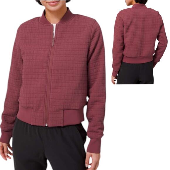 Lululemon Serene Travels Bomber Jacket Size 6 - Picture 1 of 11